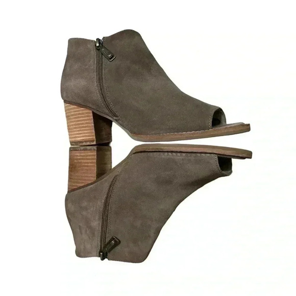 Blondo Nappa Waterproof Open Toe Bootie Size 71/2 - Picture 3 of 6